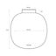 Vase Metal Dots White Gold 23cm