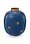 Vaas Metaal Stippen Navy/Goud 32cm