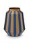 Vaas Metaal Strepen Navy/Goud 29cm
