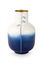 Vase Metall Pip & The Blue Bird Dip Dye Blau 30cm