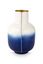 Vase Metall Pip & The Blue Bird Dip Dye Blau 30cm