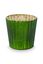 Set/4 Porte/Bougie Verre Bleu 7cm 