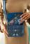 Frances Schultertasche Flores Felices Dunkel Blau