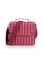 Frances Schultertasche Mittel Streifen Rosa