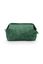 Cosmetic Purse Extra Large Velvet Quiltey Days Green