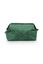 Cosmetic Purse Extra Large Velvet Quiltey Days Green