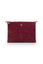 Cosmetic Flat Pouch Large Velvet Quiltey Days Red