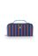 Necessaire Cyrille Mittelgroß Streifen Blau