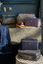 Necessaire Cyrille Mittelgroß Streifen Blau