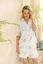 Flora Top Short Sleeve Blossom Chique White