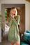 Daaltje Long Sleeve Nightdress Jabali Green