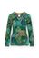 Trice Long Sleeve Top Jardin de Noche Blue