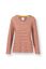 Trice Top à Manches Longues Kente Stripe Rose 