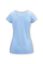 Top Kurze Ärmeln Solid Hellblau