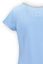 Top Kurze Ärmeln Solid Hellblau