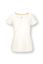Tilly Top à Manches Courtes Solid Blanc
