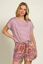 Tatum Top Kurze Ärmeln Little Sumo Stripe Lila