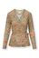 Teagan Vest Lange Mouw Flore Pequeña Zand