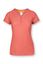 Sport Top Kurze Ärmel Cross Stitch Rot