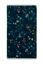 Badetuch Set/3 Les Fleurs Dunkelblau 55x100 cm