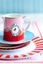 Love Birds Breakfast Plate Red/Pink 21 cm