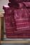Serviettes de Bain Jasmin Jacquard Rose Foncé 55x100cm