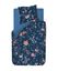 Duvet Cover Set Flower Festival Dark Blue