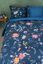Duvet Cover Set Flower Festival Dark Blue