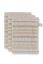 Washandje Set/3 Geometric Print Zand 16x22cm