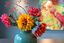 Cheerful Dahlia Pip Flowers