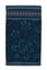 Lot de 3 Serviettes Invité Jasmin Jacquard Bleu Foncé 30x50cm