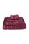 Serviettes de Bain Jasmin Jacquard Rose Foncé 55x100cm