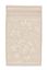 Lot de 3 Serviettes Invité Jasmin Jacquard Sable 30x50cm
