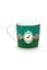 Tea for One Love Birds Medallion Emerald-Vert