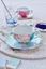 Set/2 Tea Cups & Saucers Royal Flowers 250ml