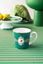 Set/2 Mugs Small Love Birds Medallion Emerald