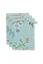 Waschlappen Set/3 Les Fleurs Blau 16x22 cm