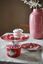 Love Birds Cake Tray Small Red/Pink