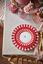 Love Birds Pastry Plate Red/Pink 17 cm