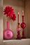 Metall Vase Mittel Rosa 33cm