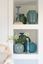 Metal Vase Light Blue 23cm
