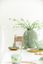 Metal Vase Green 32cm