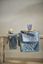 Serviette de Bain Soft Zellige Bleu/Gris 55x100cm