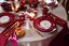 Assiette à Petit Déjeuner Love Birds Rouge Foncé 21cm