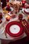 Assiette à Petit Déjeuner Love Birds Rouge Foncé 21cm
