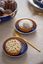 Set/2 Tasse sans Anse & Soucoupes à Thé Dot Delight Bleu Marine/Or 290ml