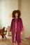Naomi Kimono Velvet Little Sumo Stripe Rouge Rose