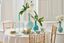 Metall Vase Mittel Blau 33cm