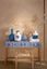 Vase Metall Pip & The Blue Bird Blau 36cm