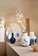 Vase Metall Pip & The Blue Bird Blau 30cm